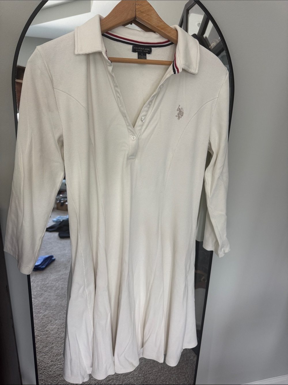 US Polo Association vintage knee length swing dress
